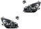 Johns, Scheinwerfer Satz Halogen passend für Toyota Yaris XP13 08/2014-03/17 H4 +Nebel