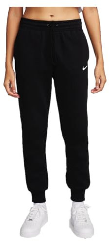 Nike Damen NSW Phnx FLC Mr Pant Std Hose, Black/Sail, XL EU