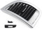JAVON Front Dash Links Rechts Heizung AC Air Vent Outlet Grill Panel For Audi Q7 4L 2006-2015 4L0820901 4L0820902 Auto-Klimaanlage (Size : Left Panel)
