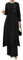 OBEEII Abaya Muslim Damen Set 2 Stück Langarm Oberteile Robe Und Hosen Corban Ramadan Outfit Naher Osten Dubai Arabisch Islamische Kleidung Frauen Schwarz L
