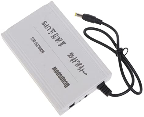 Wiederaufladbares 7500 mAh 12 V 19 V 60 W USV unterbrechungsfreies Backup-Netzteil 5,5 x 5,5 mm Ausgang für WLAN-Router CCTV-Kamera 12 V Netzteil 20 A Auto