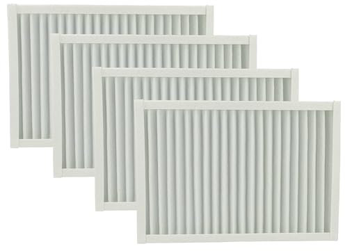 vhbw 4x filtro G4 sostituisce Viessmann WUS-25-4, 245045 per dispositivo di ventilazione - Set di filtri, 26 x 17,8 x 2,3 cm bianco