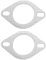 2Piezas Junta de Brida de Escape, Junta De Tubo De Escape,Junta de Brida de Tubo de Escape,Junta Brida Tubo Escape (2.5in Inner Diameter,63-64mm/110mm)