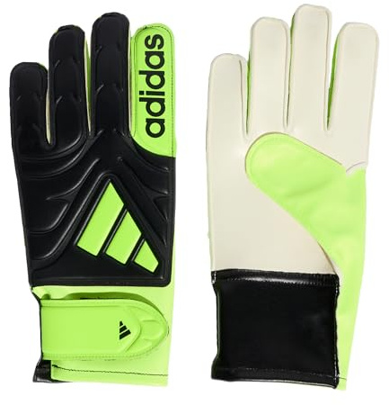 adidas Unisex COPA Glove Club JUNIOR, Black/Lucid Lemon/Lucid Lemon, 4.5