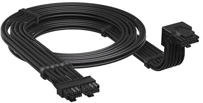 CORSAIR Typ 5 PSU 90° 12V-2x6 GPU-Stromkabel – Für NVIDIA GeForce RTX-Grafikkarten, Einfache Verbindung, Ultra-Flexibel, Thermischer Schutz – Stil B