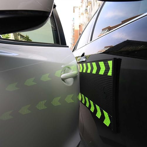 Koncey Magnetischer Autotürschutz Zur, Autotürenschutzstreifen, Autotürschutz Antikollision Pad, Parken Autotüren Schützen Kollision Verhindern, 2 Pcs Abnehmbarer Autotürschutz(L)