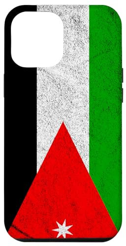 iPhone 12 Pro Max Jordan Flag Colours Jordanian Gift for Jordanians Case