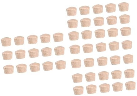 Homoyoyo 300 Stück Kegel Holzstecker Möbelbeschläge Holzdübel Holz Steckkappen Konisch 11,5x7x10mm Zum Verschließen Von Schraubenlöchern Für Möbel Holzarbeiten