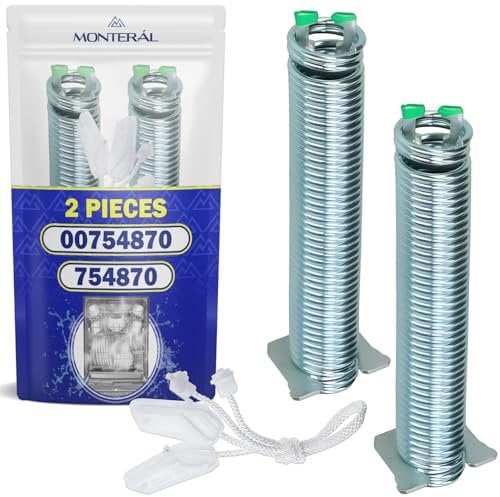 2pcs Dishwasher Traction Rod Door Spring with Original Code 00754870 754870 for Bosch Balay for Constructa for Siemens for Neff - MONTERAL