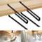 Vicloon Kitchen Roll Holder Under Cabinet,2Pcs Paper Towel Holder Countertop,Kitchen Self-Adhesive Wall Mounted Paper Towel Rack,Stainless Steel Paper Towel for Bathroom,Washroom-Black