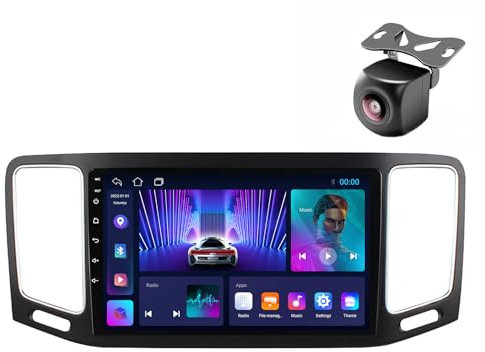 Android 14 Car Radio para Volkswagen VW Sharan para Seat Alhambra 7N 2010-2022 2 DIN de Coche NAVEGACIÓN con Pantalla Táctil 9 Pulgadas Reproductor Multimedia Autoradio Carplay (M100CP 4core 1+32G)