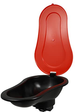 MUELODSIC Hocktoilette und Leichtem Design aus Kunststoff Tragbare mit Geruchsschutz für Outdoor Camping und Bootsausflüge