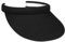 Lipodo Damen Visor - Sport Cap mit Schirm in One Size (54-60 cm) - unifarbene Sonnenblende aus 100% Baumwolle mit Frotteeband - Sonnencap Frauen Golf, Tennis oder Freizeit - Sommer schwarz One Size