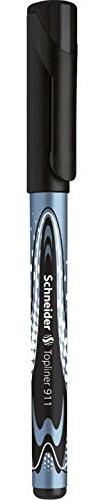 Schneider Set 5 Filzstifte Fineliner Topliner 911 04 schwarz