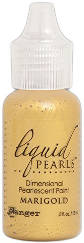 Ranger Marigold Liquid Pearls Paint, Synthetic Material, Yellow, 2.54 x 2.54 x 7.1119999999999992 cm
