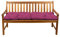 Gutekissen® Bankauflage Stuhlkissen Hollywoodschaukel Garten LS (140x50 Pink)