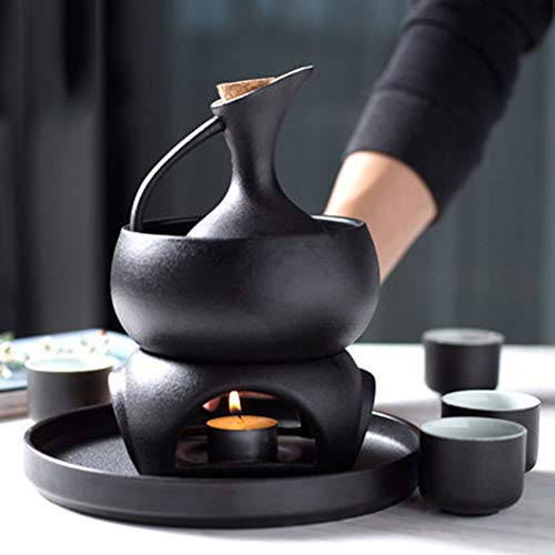 Household Wine Set Ceramic Making Warm Wine Wine Set 8 Piece Set Warm Wine Warm Wine
