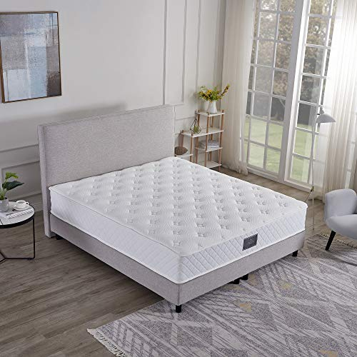 V6 Boxspringbett Modell 208, bestes Preis-Leistungs-Verhältnis. Größen: 140x200, 160x200, 180x200, 200x200cm. Ab 200cm Breite: Matratze 2-teilig (2x100x200cm). Farben: Anthrazit, Beige, Grau.