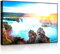 lightbox multicolor | Bild mit LED Licht | Idyllische Wasserfälle bei Sonnenuntergang | 60x40 cm | Front Lighted