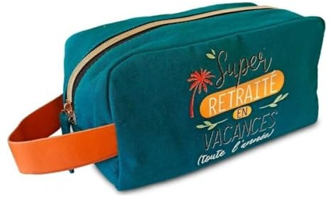 SLA Trousse de Toilette modèle Super retraité en Vacances (Toute l'année), Bleu