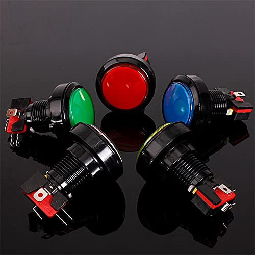 WANGCL Lot de 5 micro-interrupteurs à LED pour pièces de machine d'arcade