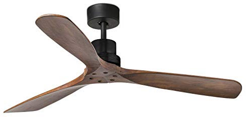 Ventilador de techo FARO Barcelona 33516DCWP LANTAUNegro/Nogal motor DC, SMART FAN