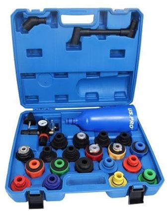 US PRO Tools 24pc Engine Oil Filler Set With Oil Drain Air Fitting 6282
