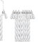 Herzwild 12pcs Weihnachtsbaumschmuck Zuckerstangen-Anhänger Silber Weihnachtsdeko Anhänger Zuckerstange Ornamente Weihnachtskugel in Zuckerstangen-Form (White-Silver)