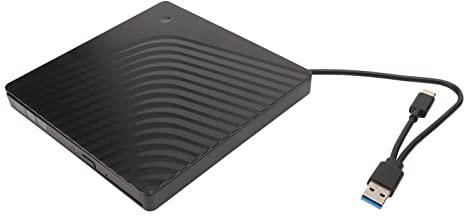Externes DVD-Laufwerk, Tragbares DVD-Brenner-Laufwerk, Hochgeschwindigkeits-abnehmbares 9,5 Mm Dickes Mobiles Externes Optisches Laufwerksgehäuse Für Desktop-Laptops, Externe DVD-Laufwerksbox