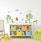 SUPERDANT Carton Forêt Animaux Stickers Muraux Arbres Nuages Sticker Mural Cerf Lapin Renard Décoration Murale Dessin Animé Animaux Autocollant pour Chambre D'Enfant Salle de Jeux Salle de Bains Salon