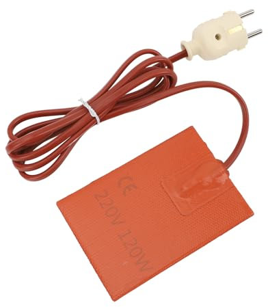 Auto-LKW-Ölwannen-Heizkissen, 220 V, 120 W, Automotor-Silikon-Heizkissen, Silikon-Heizheizmatten-Pad, Motorheizung, Ölwannen-Heizkissen, Ersatzblockheizung für Metalloberfläche