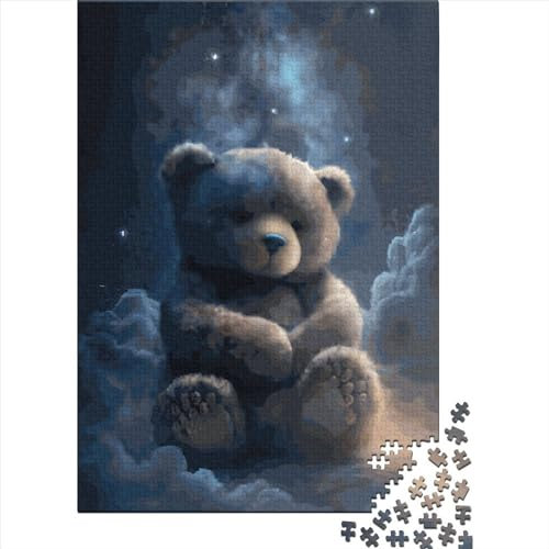 XJmoney Jigsaw 1000 Pieces Teddy Bear Jigsaw Puzzles Boys And Girls Puzzle Difficulty Jigsaw Puzzles Education Games Toys Family Decoration 1000pcs (75x50cm)