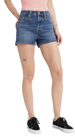 Levi's Women's 501 Original Shorts, Broken Midnight No D, 25W