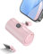 Small Power Bank Fast Charging, Mini Portable Charger 5,000mAh Battery Pack with Built-In USB-C Connector, 20W PD QC PowerBank Compatible with iPhone 16 15 Samsung Android etc