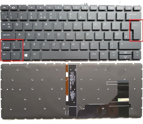 XINDIKBHUB Tastiera del computer portatile retroilluminata per HP ProBook 630 G8 635 G7, 635 Aero G7, 635 Aero G8 Notebook PC Tastiera Retroilluminazione