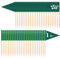 50pcs Golf Themed Toothpick Flags, Hole in One 1st Birthday Golf Cocktail Picks Mini Cupcake Stick Cake Toppers Flags Mini Golf Flags Toothpicks for Party Bar Food Decorations