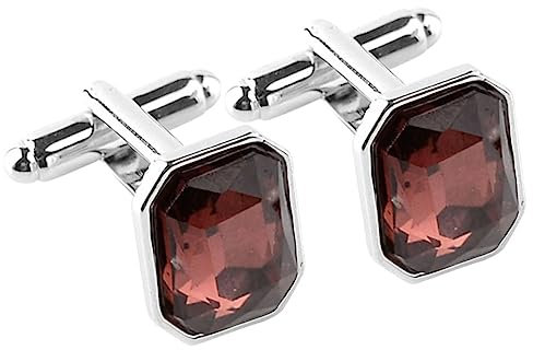 GALPADA 1 Paar Mode-diamant-manschettenknöpfe Männer Diamant-manschettenknöpfe Weiblicher Manschettenknopf Damen Manschettenknöpfe Schwarzer Krawattenclip Ärmelknopf Strasssteine