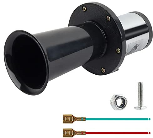 Safego Retro Hupe Antik-Hupe Signalhorn alte Oldtimer Oldtimer-Hupe Metall 12V 125db Air Horn für Auto Motorrad Antik Vintage Classic Old Car