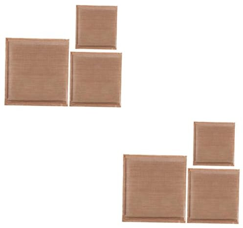 SHINEOFI 2 Series Almohada De Prensa De Calor Alfombrilla De Planchar Estera De Prensado De Hierro Almohada De Presión Alfombrilla De Vinilo Para Planchar Poliéster 3 Piezas*2