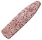 Buxolandt Ironing Board Cover Decor - Retro Red Flower Bird Print 135 x 45cm Elastic Edge 3 Bottom Nylon Buckle Straps, Stain Resistant & Resistant Scorch, Easy Installation Home Decorative
