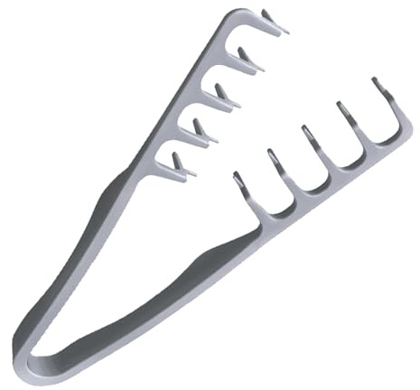 Texture Comb, Wide Tooth, Root Volumizing Tool, nahtloses Design, Smooth Styling, 1 Stück, für Curly Hair, Bangs, Frizz Control, Damen Hairdressing