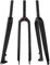 KANGXYSQ 26 27,5 29 Pouces Fourches Avant VTT 1-1/8'' Droite Carbone Fourche Rigide Frein À Disque QR 9 Mm Fourche Suspendue(29in)