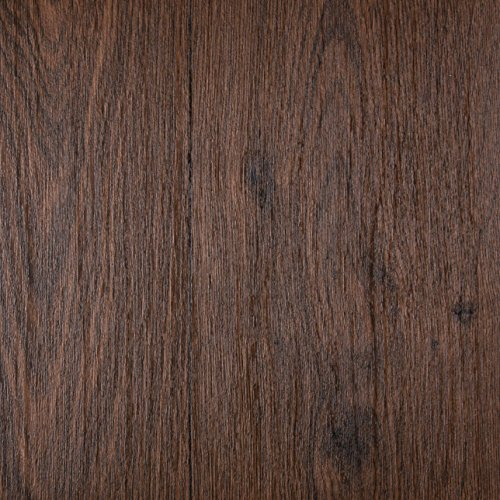 PVC Bodenbelag Holzoptik Auslegware 2,6 mm Dicke Stabparkett Dunkelbraun 450 x 400 cm. Weitere Farben und Größen verfügbar