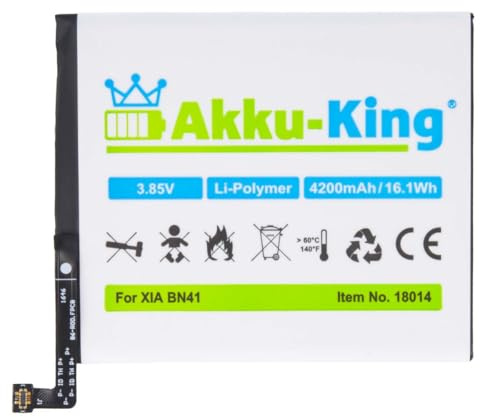 Akku-King Akku kompatibel mit Xiaomi BN41 - Li-Polymer 4200mAh - für Note 4, Redmi Note 4
