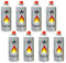 Mianova Gaskartuschen 227g Butan Gas | Bunsenbrenner Campingkocher Kocher Gaskocher Camping Gasheizung Grill Gasbrenner Lötlampe Set 8 Gasflaschen