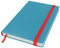 Leitz kariertes Hardcover Notizbuch A5, 80 Blatt, 160 Seiten, 100 g/m² Papier FSC-zertifiziert, Soft Touch, Handlich, ideal für Büro, Studium, als Journal Buch, Blau, Cosy-Serie, 44540061
