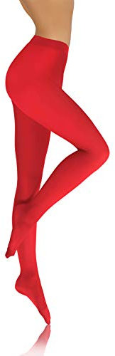 Sesto Senso Medias Microfibra Opacas Coloridas Ropa Mujer 40 DEN 2 Rojo