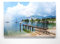 Panorama Leinwand, Bucht Malcesine, Gardasee - als 150x50cm großes XXL Leinwandbild. Wandbild als Hintergrund und Deko für Wohnzimmer & Schlafzimmer. Aufgespannt auf 2cm Holzrahmen