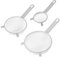 Westmark Sieb-Set 3tlg, Teesieb ø 8 cm, Haushaltssieb ø 14 cm + ø 18 cm, Spezial, Kunststoff, Weiß, 128722E6, PP, 3-TLG