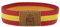 BDM - Pulsera elástica de la bandera de España con cuero nautica - Modelo 3